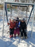 Ура, снежок!